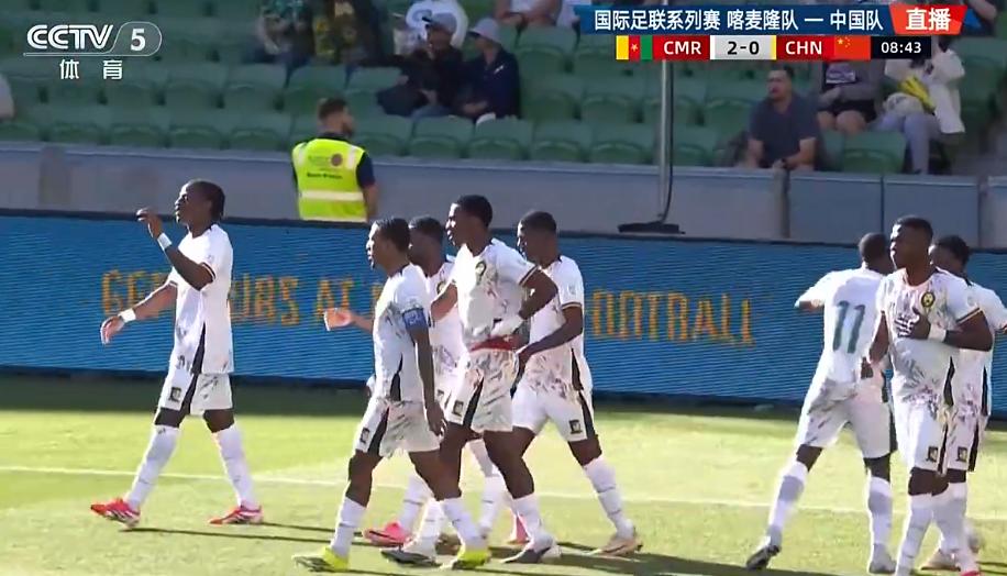 一脸懵逼，开局8分钟两球！前面话还说完，喀麦隆又进球了！

后卫线是一团乱，人都