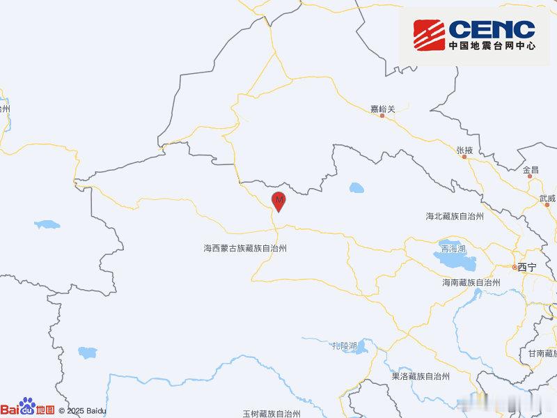 地震快讯中国地震台网正式测定：06月23日23时29分在青海海西州直辖区（北纬3