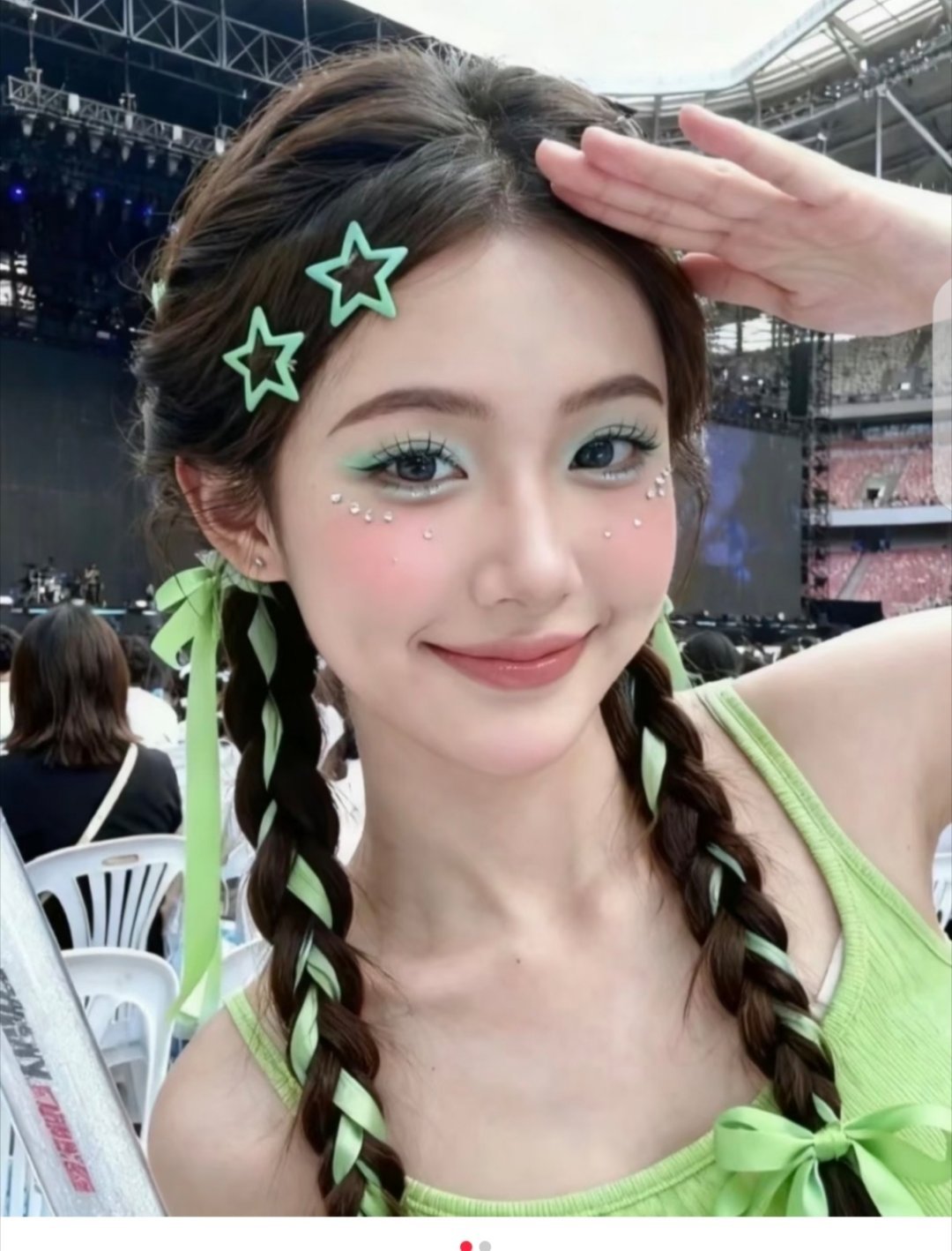 我们还是来研究一下8.8号去昆山的穿搭和妆容吧
