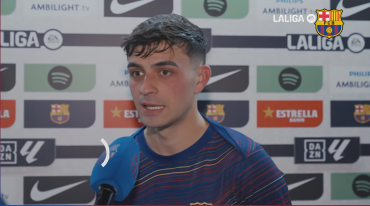 巴列卡诺给你们制造了很大的困难。佩德里：“是的，我认为巴列卡诺通常是一支给我们制