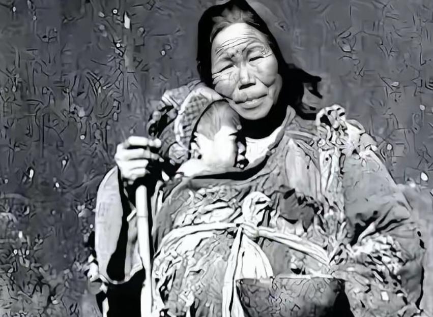 1949 年，衣衫褴褛、怀抱着孩子的朱引梅来到平江县政府门前。门卫起初误以为她是