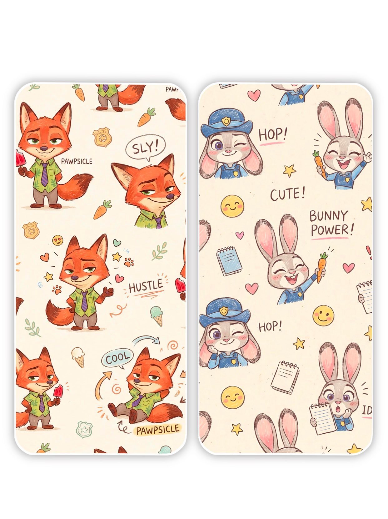 情侣壁纸自取（对了，没有情侣的可以一个人2张换着用）疯狂动物城2