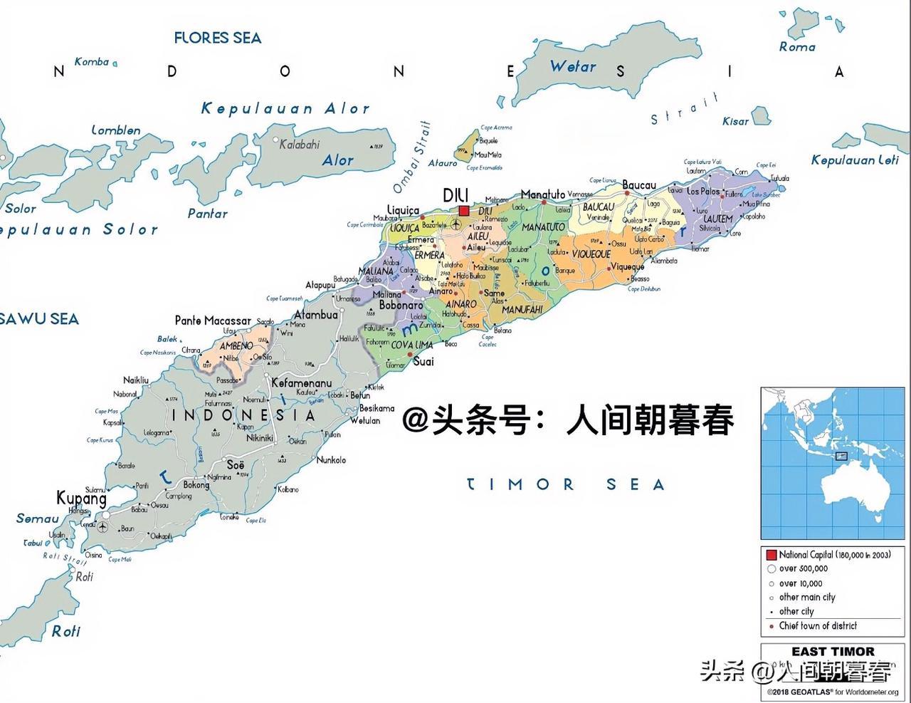 很好奇印尼当年能够整合那么多岛屿，为何没能统一帝汶岛上狭小的东帝汶呢？印尼是一个