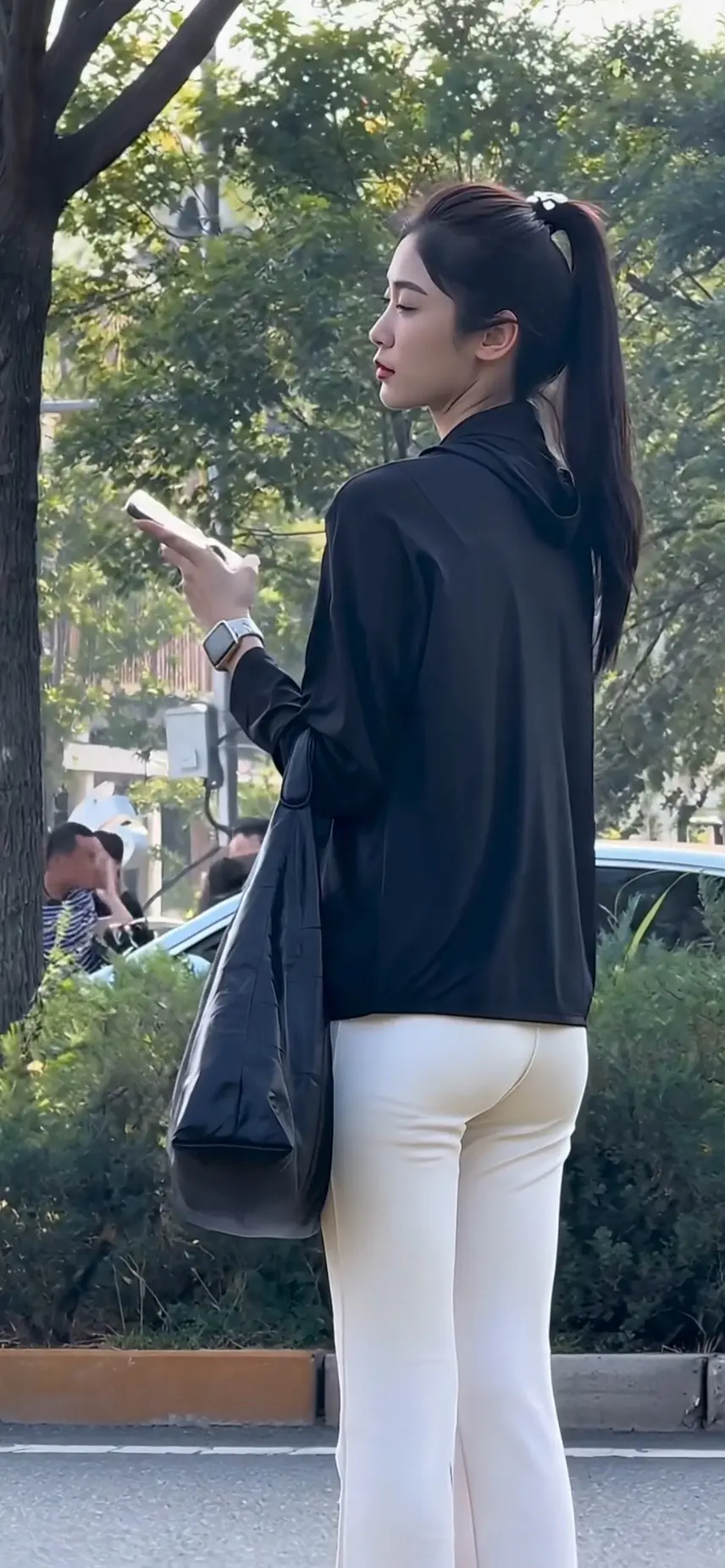 轻熟穿搭 穿搭 外拍 腿长