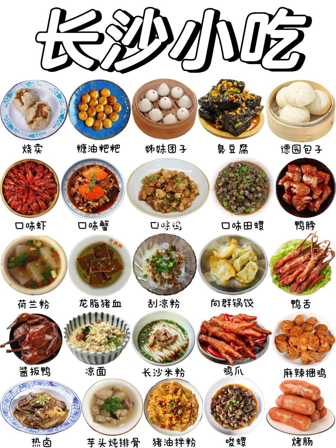 长沙除了臭豆腐，还有哪些小吃❓