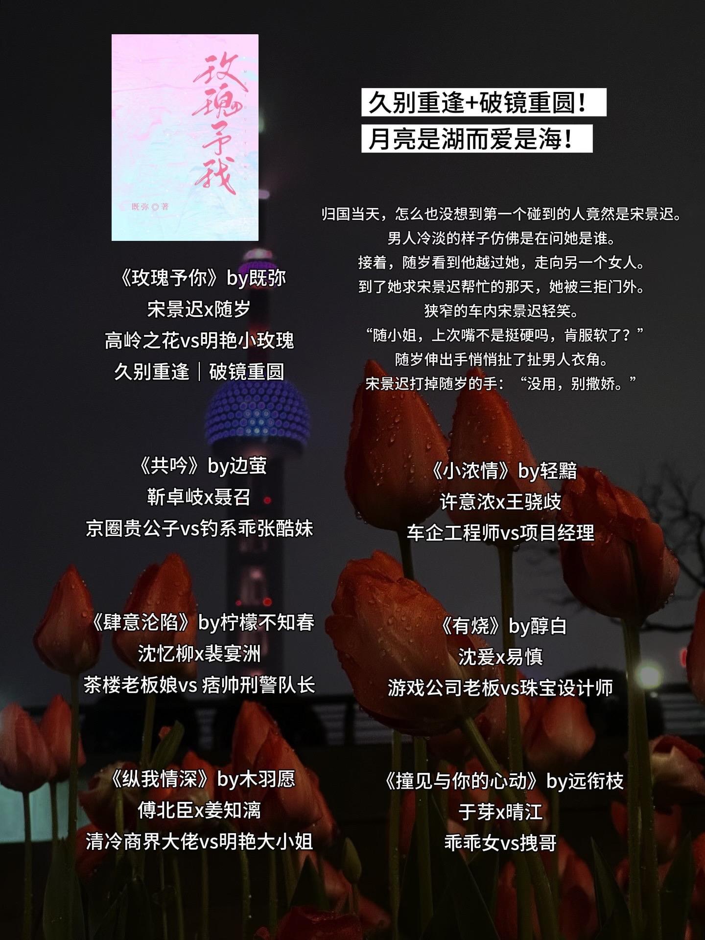 久别重逢＋破镜重圆！ 月月亮是湖而爱是海！