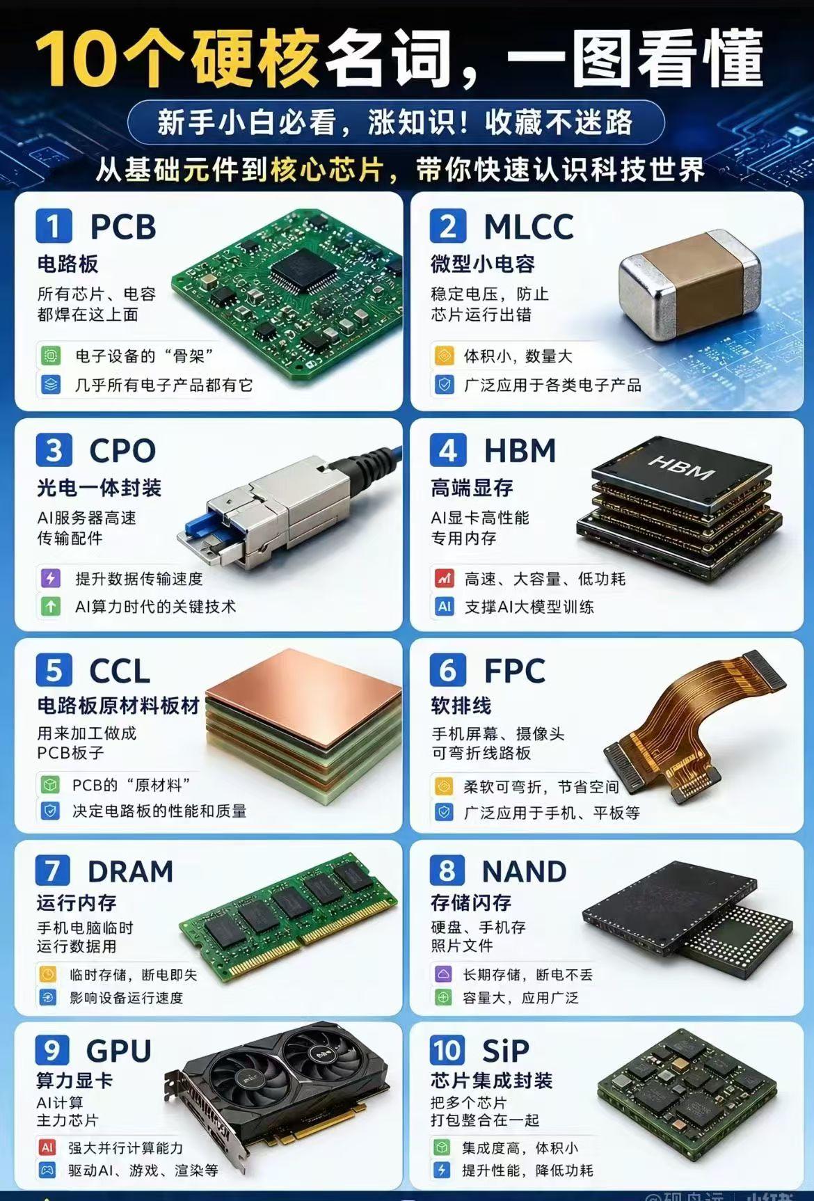 一图看懂半导体产业硬核名词！
