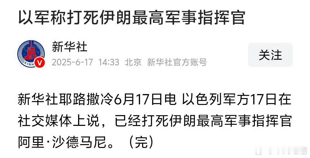 真是有点搞不懂，这些伊斯兰国家的军事高层就这么容易定位吗？一点防范都没有？以军说