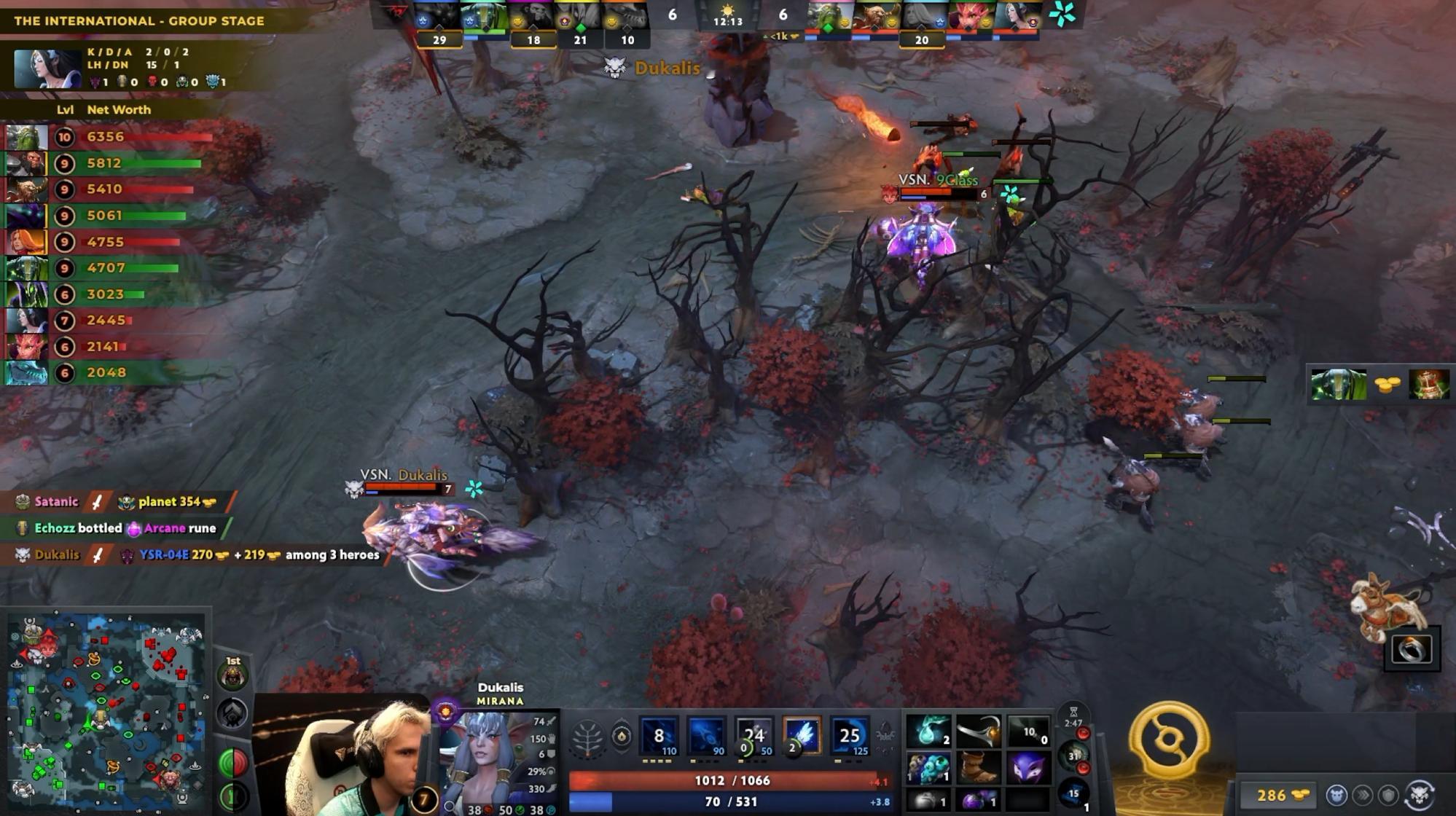 DOTA2TI15 瑞士轮第一轮TR对阵Vision战队BO3第一局，经过41分
