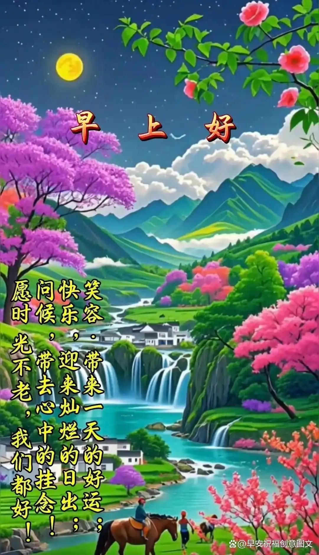 年年如意；
岁岁顺遂。