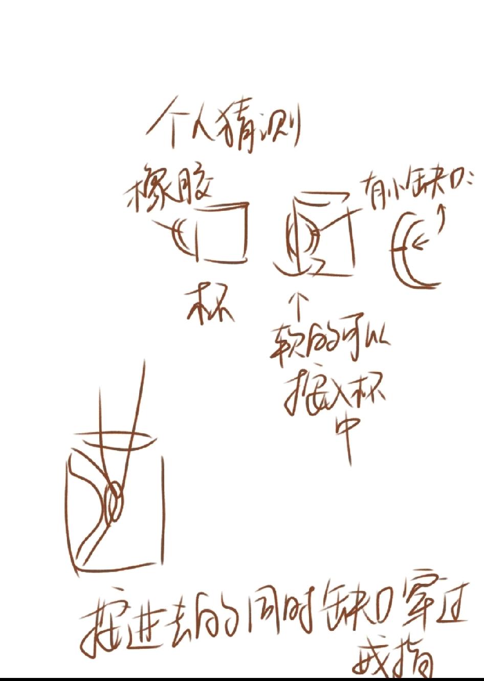 果然一觉起来，春晚的魔术就被破解了，大体就是道具+app。
有网友画出道具玻璃杯