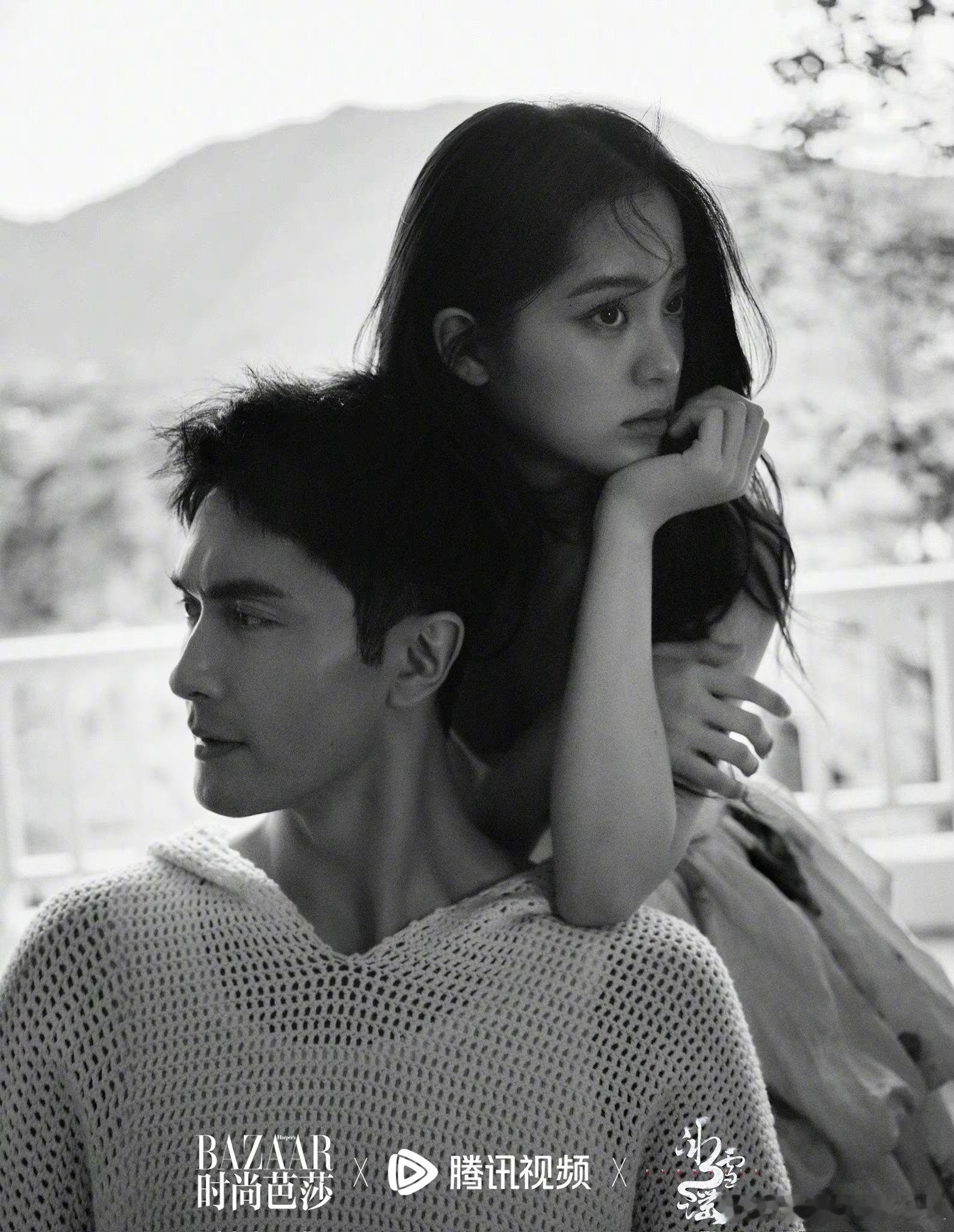 欧阳娜娜高伟光芭莎双人大片，这个感觉也太妙了吧，配的一批！ ​​​