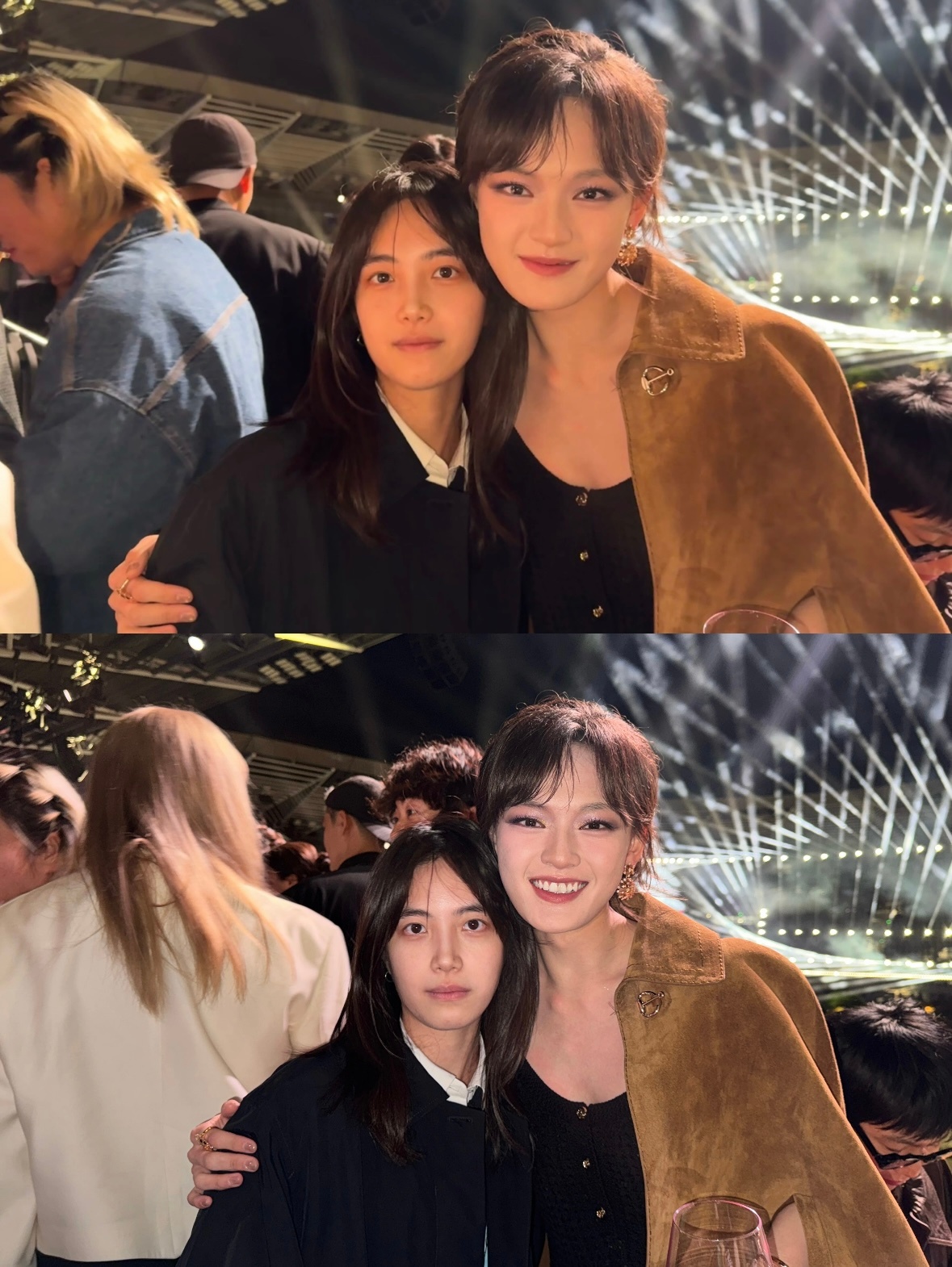 你怎么知道文淇搂着我拍照了 VOGUE CHINA编辑社交平台晒与文淇合照📷这