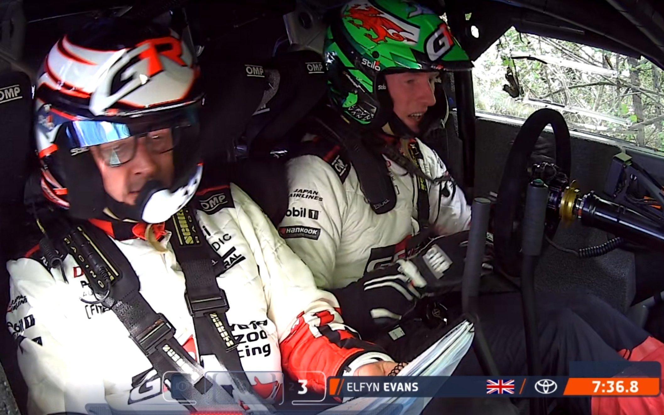 WRC克罗地亚拉力赛第一天比赛结束，丰田车手萨米·帕亚里领先总成绩榜，胜田贵元落