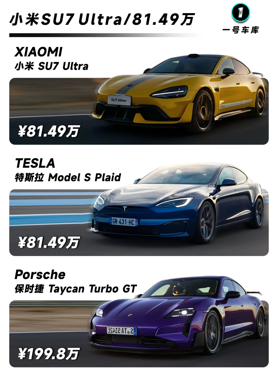 售价81.49万！小米SU7 Ultra正式开启预定！