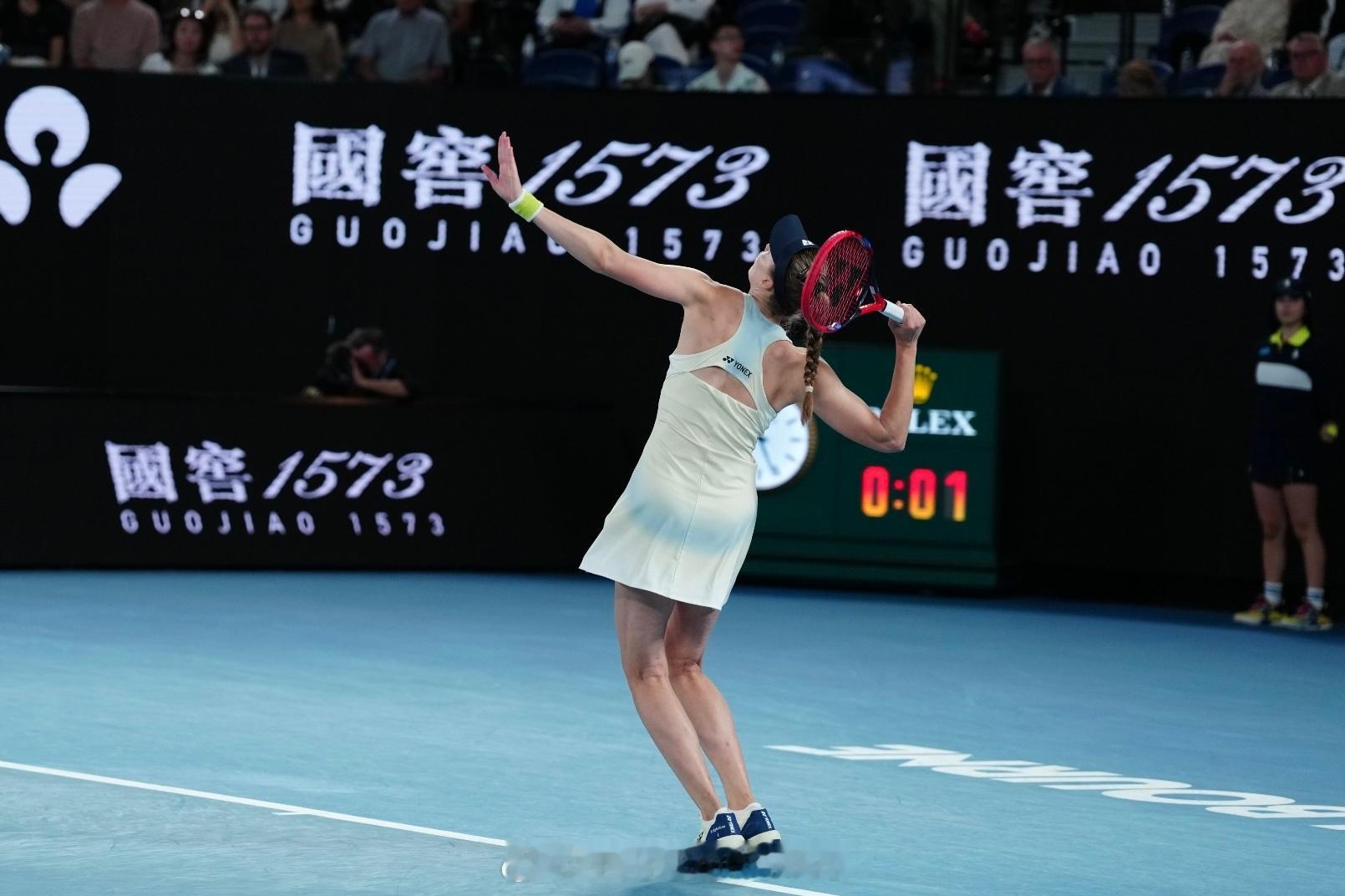 玩的就是心跳莱巴金娜重返大满贯决赛澳网2026 女单半决赛，YONEX签约球员、