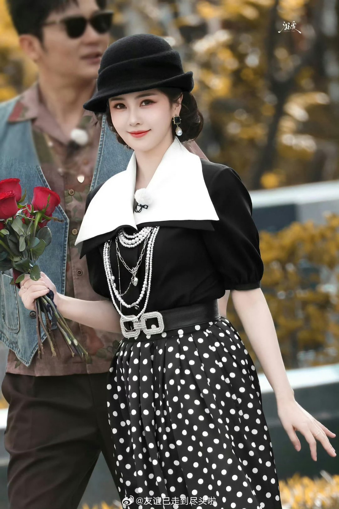 白鹿孟子义奔跑吧路透，留洋千金vs港风美女🩶白鹿留洋大小姐造型 奔跑吧路透 孟