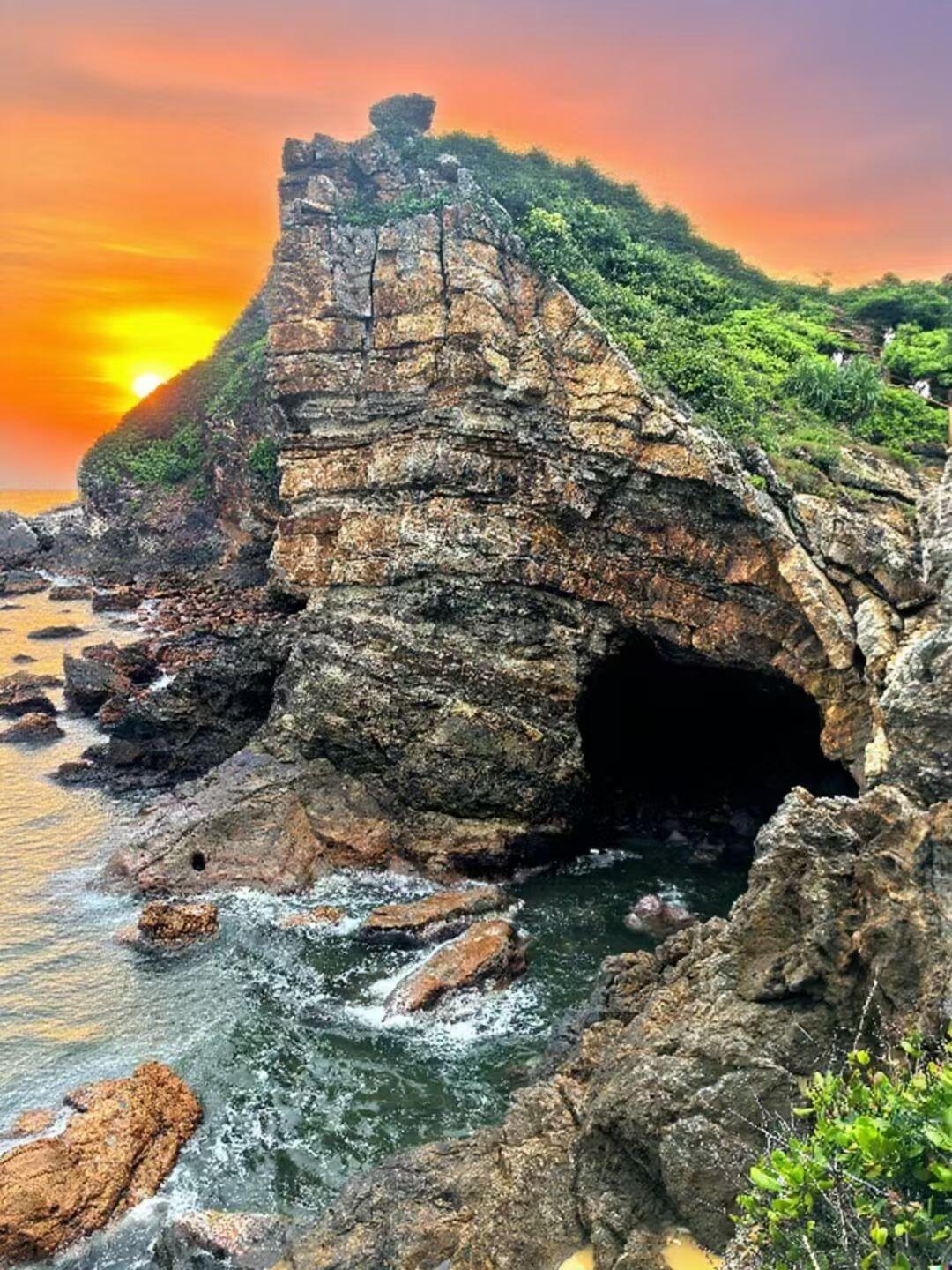 好美啊！海边日出🌅