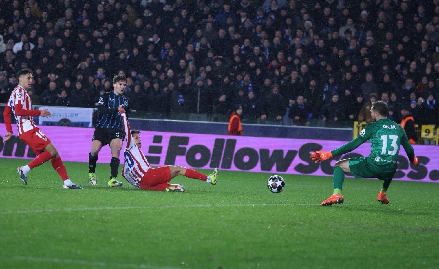 马竞本赛季欧冠每一场比赛都失球，共失了17个球。 