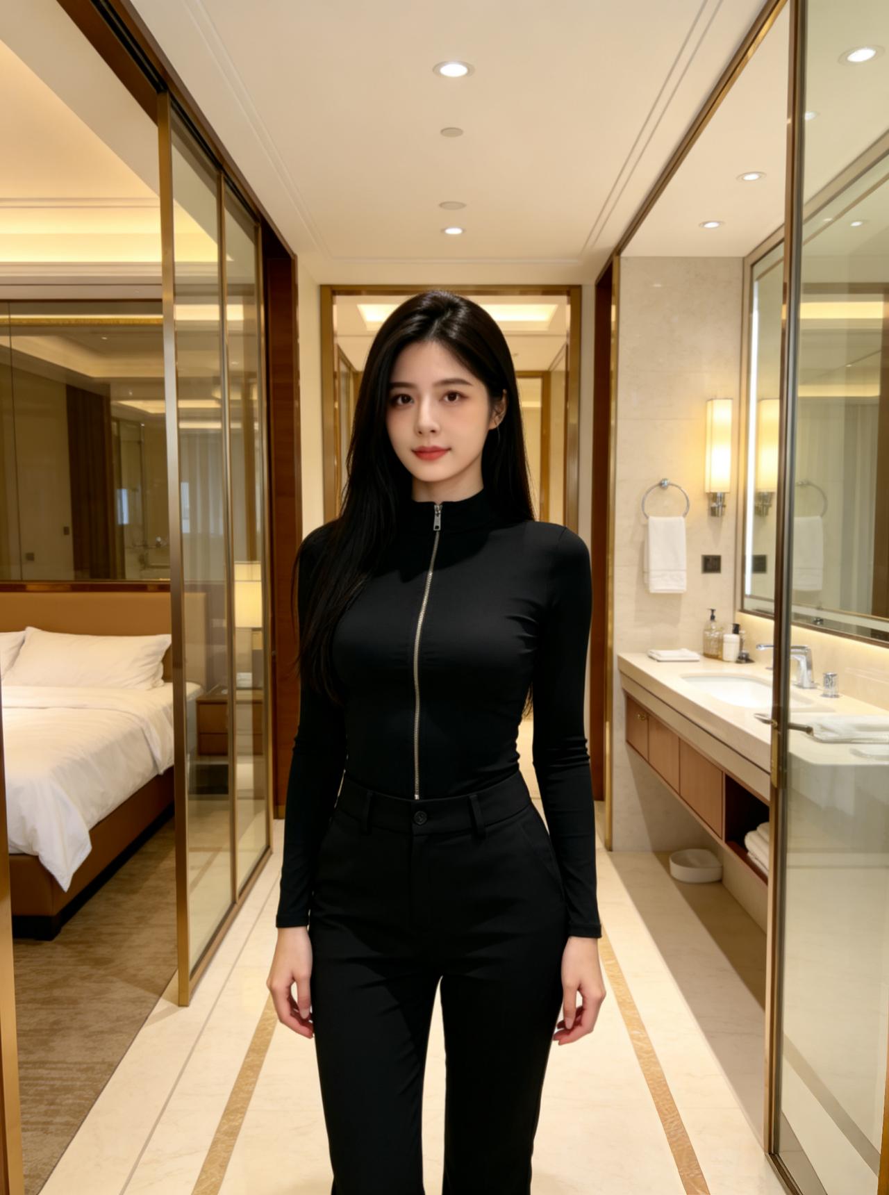 冷酷美人！
运动时尚风！