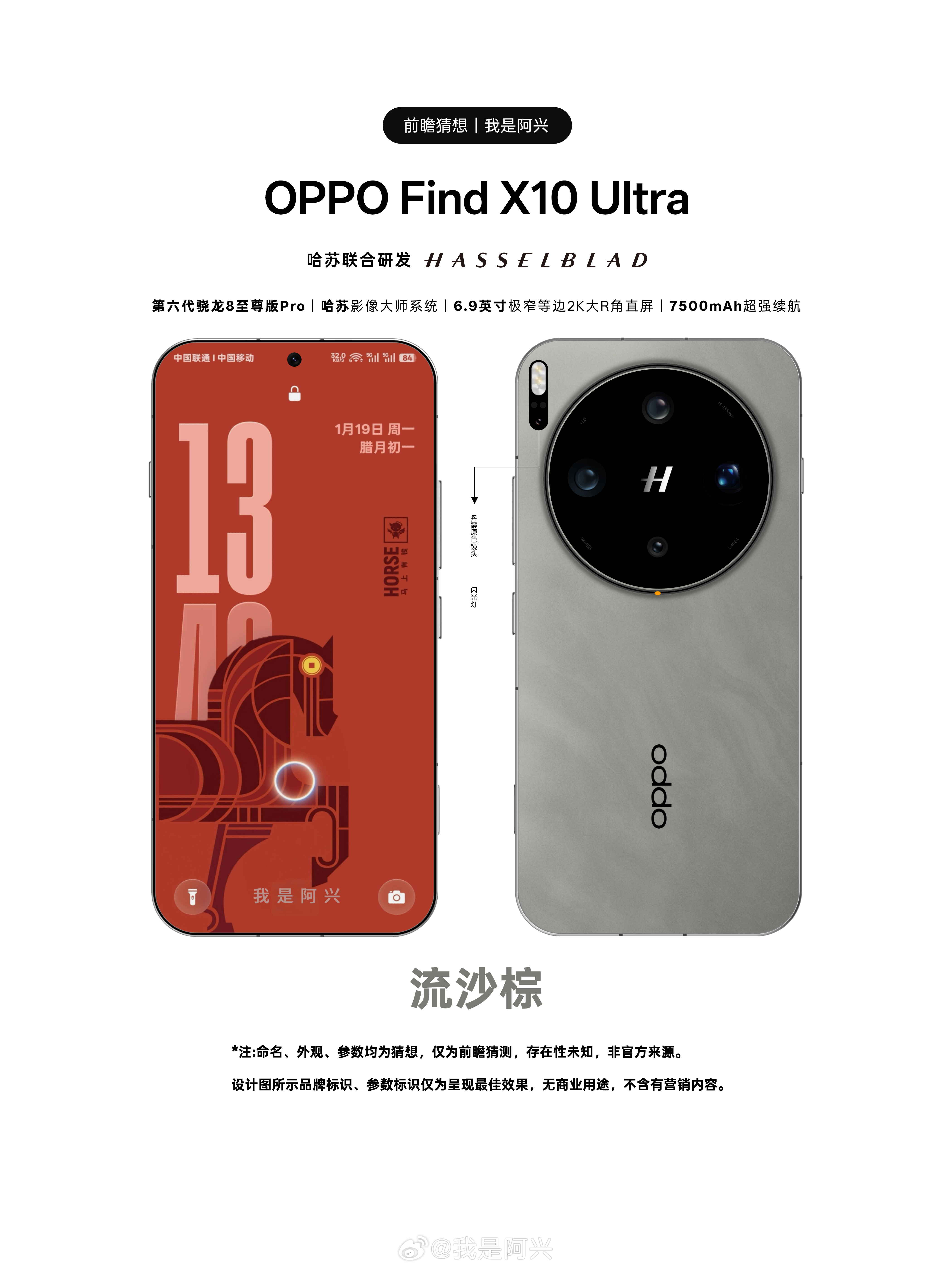 今天又改了一下前面画的图，最终希望OPPO有朝一日能把丹霞原彩镜头和闪光灯整合在