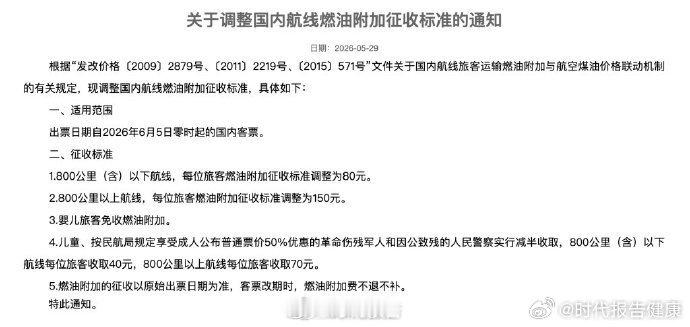 【燃油附加费下调10元20元】燃油附加费终于降了多次上涨后，国内燃油附加费将迎来