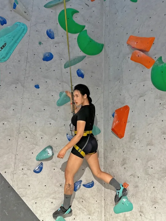 健身女生的上墙日🧗‍♀️