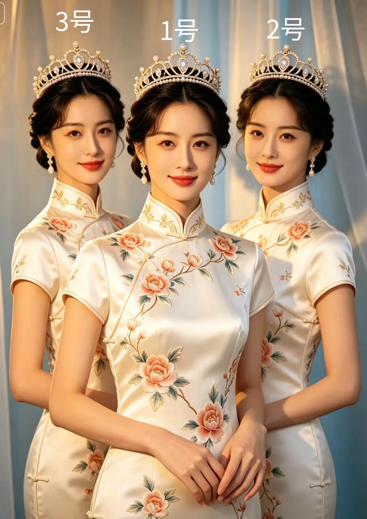 咱家三姐妹如花似玉，同样的彩礼，你选一个看着顺眼的当女主人？我就选1号，她温柔似