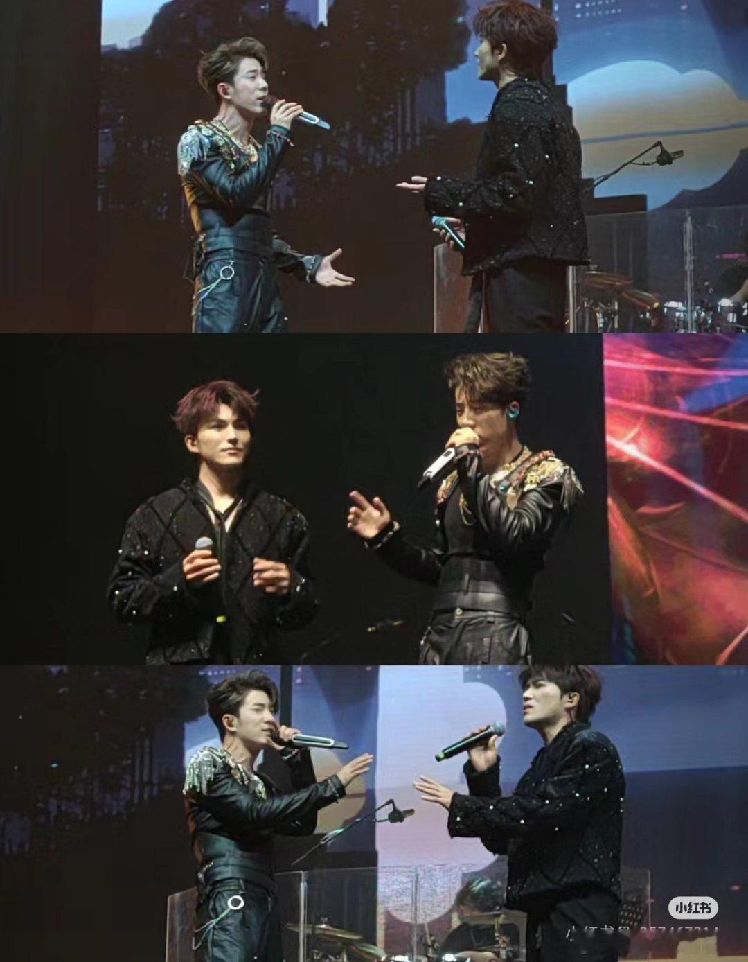 二哥昨天的个人巡演粉丝真是赚到了，又可以看到帅帅的二哥，还可以看到三子[苦涩][