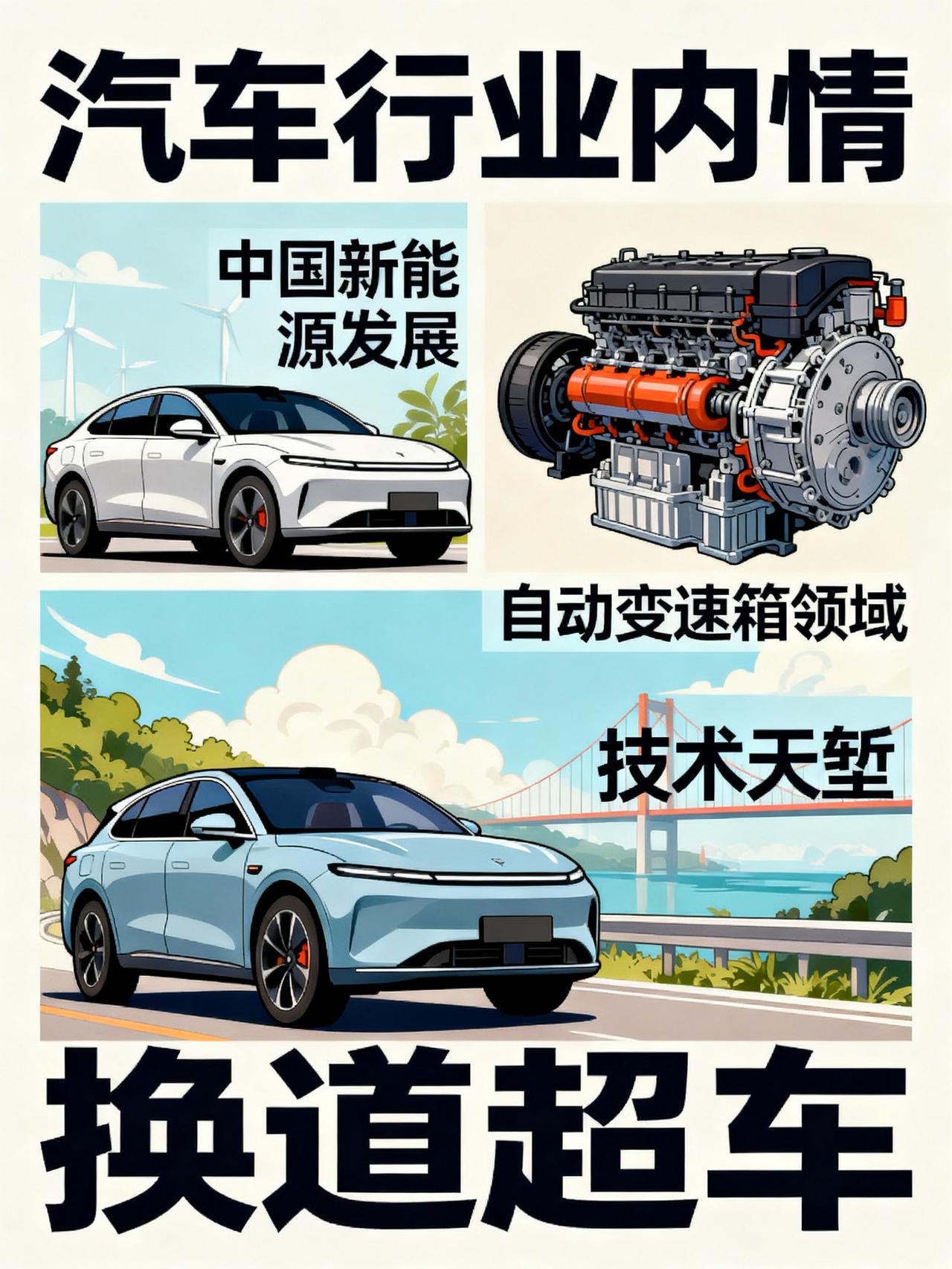 中国宁可砸钱搞新能源，也不攻克燃油车“心脏”——自动变速箱！真相太扎心
藏在汽车