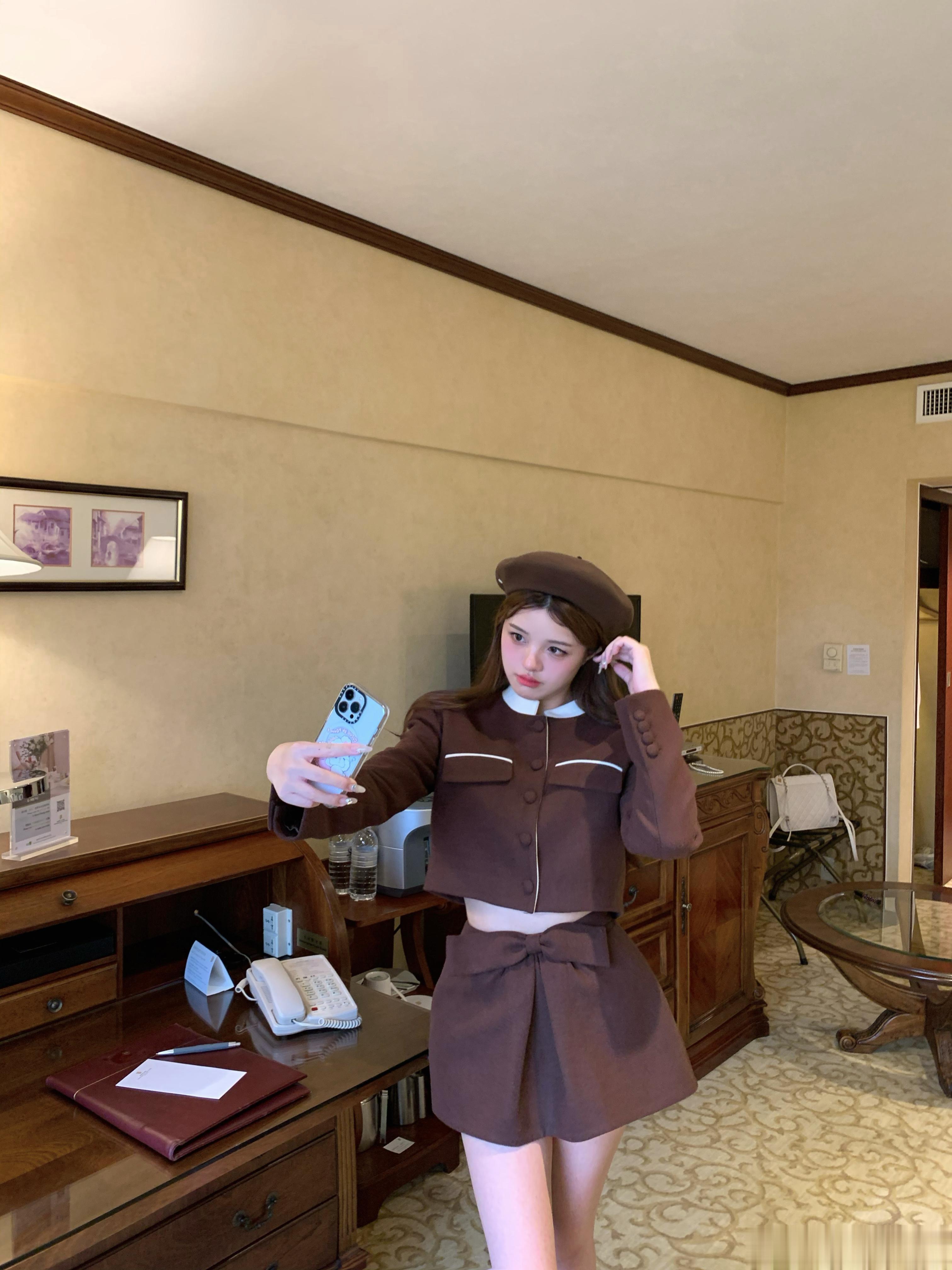 美拉德50羊毛小套装 🕰️浓郁小板栗🥨🧸🎀pinz 滑bb一套☁️ ​​