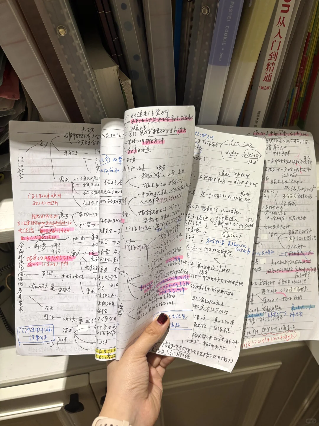 📙半夜翻高中政治笔记本
