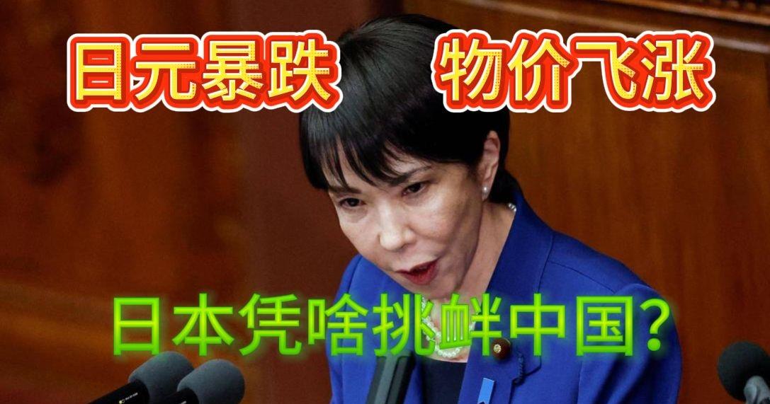 日元暴跌，物价上天，日本为何赌上国运也要挑衅中国？哔哩哔哩动画  ​​​
