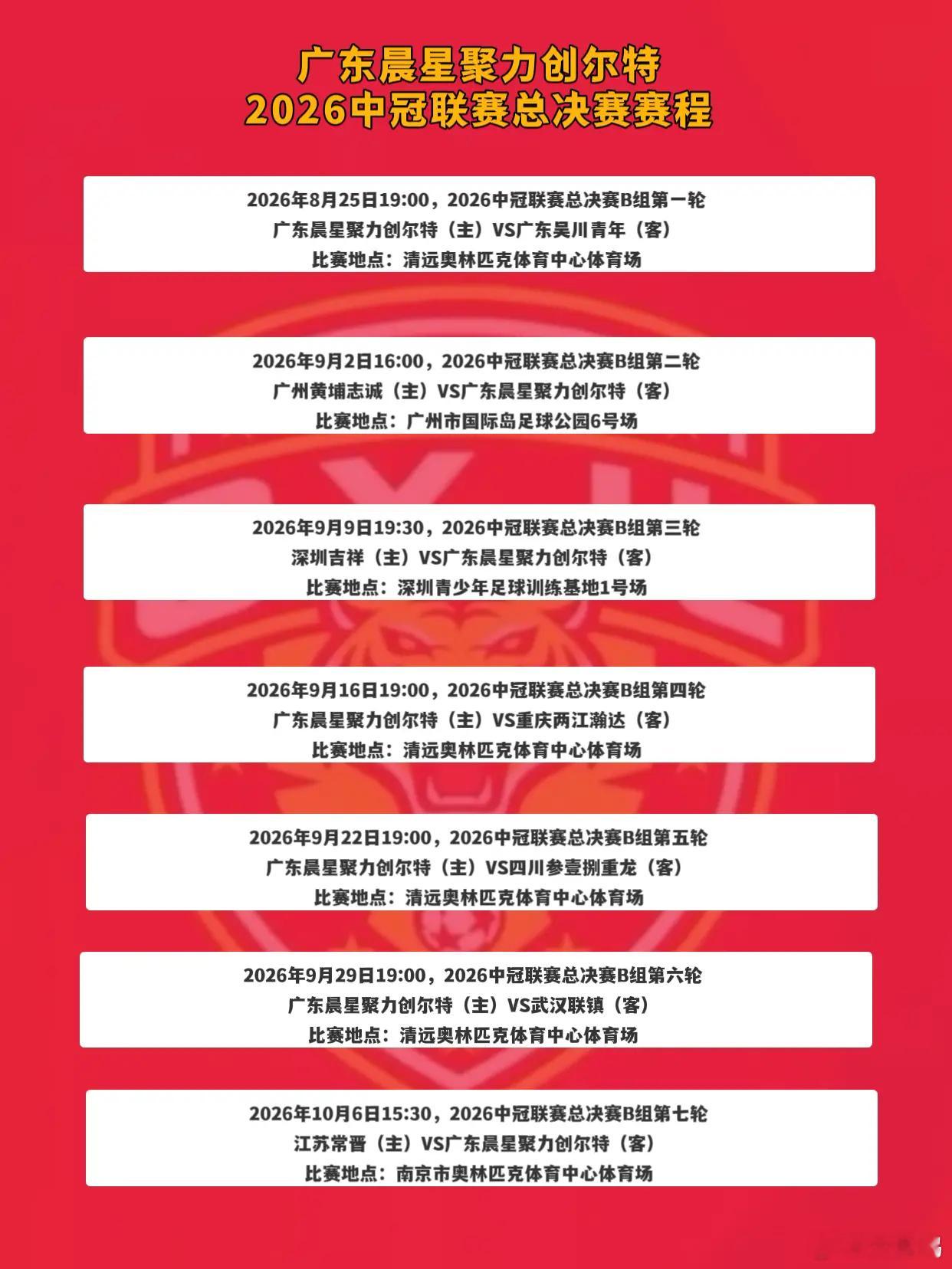 中冠联赛 总决赛即将开启，鸣聊体育 会继续关注广东晨星创尔特的每一场比赛，大赛在