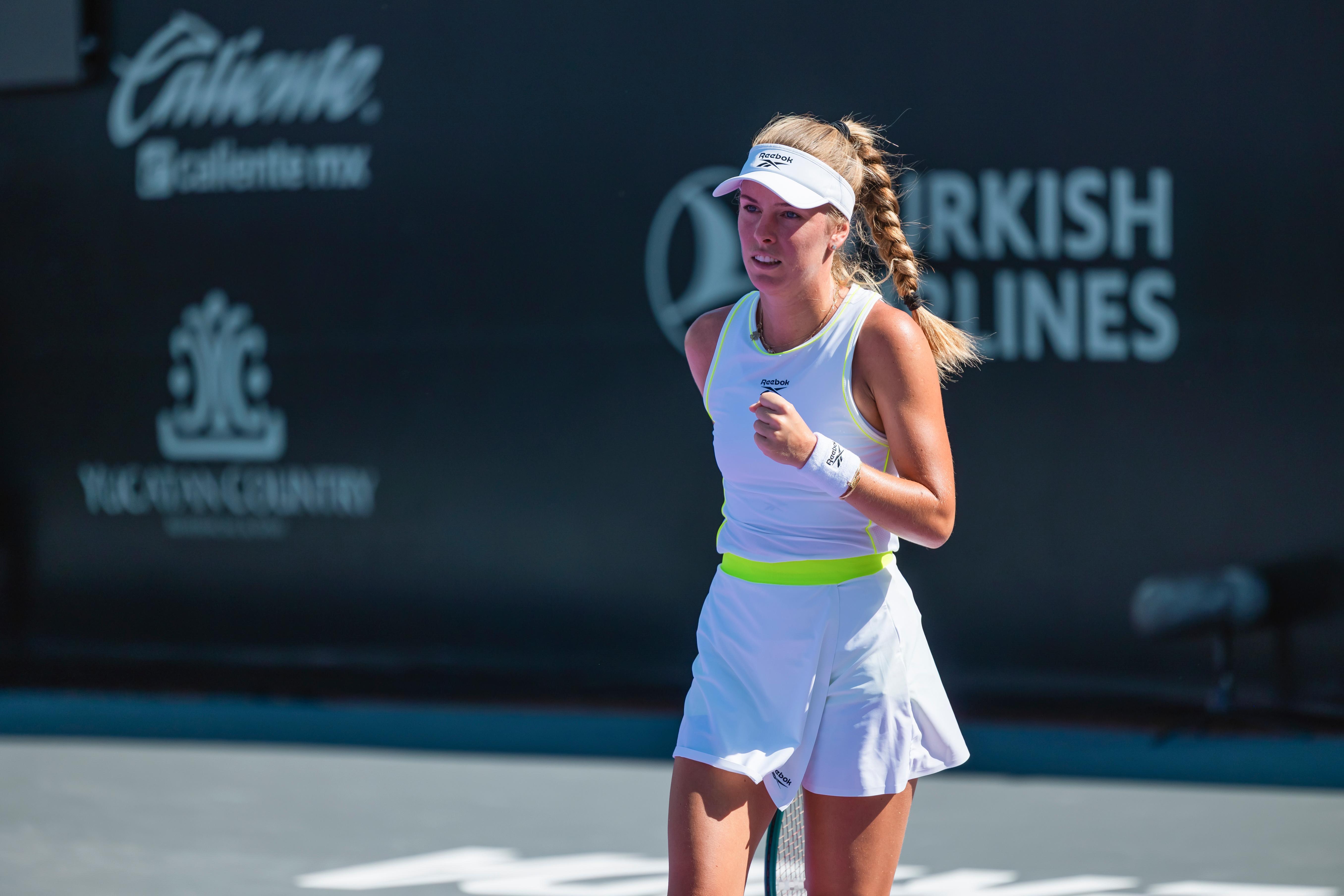 WTA500梅里达站第二轮重现2024年决赛对阵，森梅兹以3-6 7-6(7) 