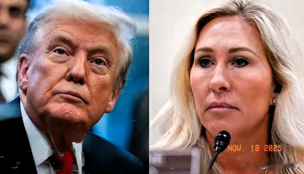 被特朗普称为“叛徒”的美国众议员玛乔丽·泰勒·格林确实勇猛啊！在11月17日发表