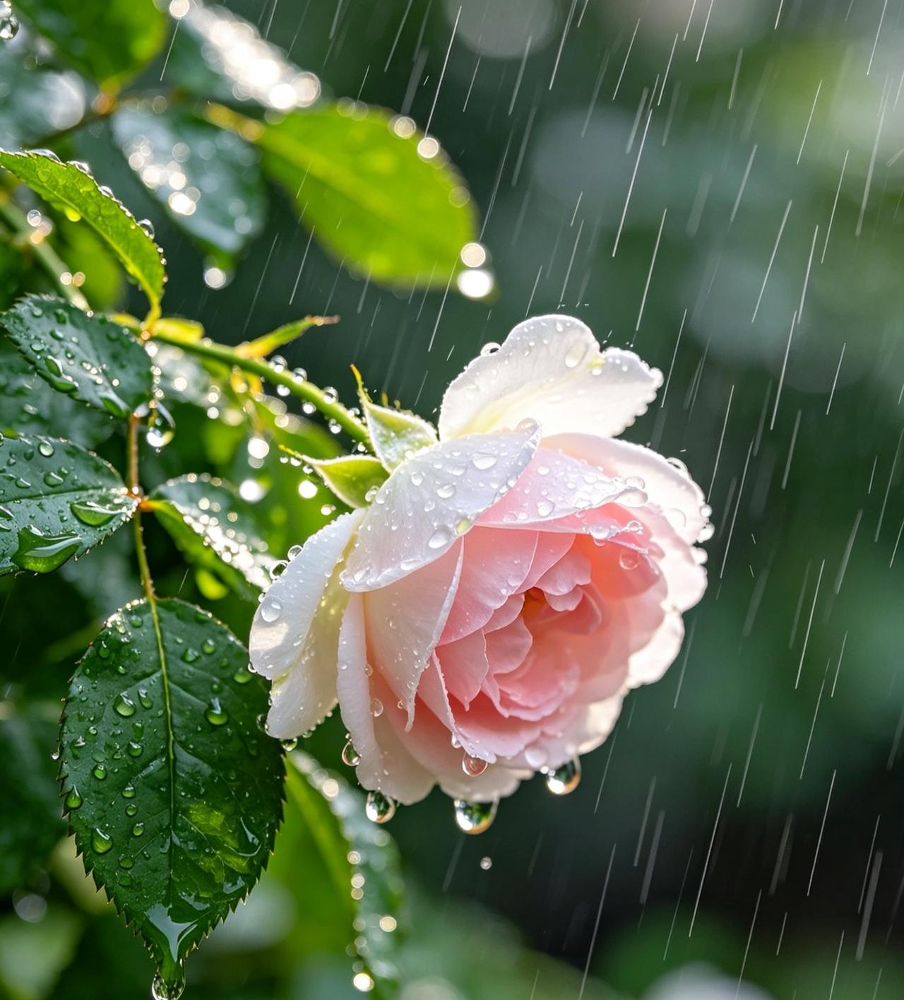旱天雨难下。
气象预报提前几天就预报了今天的雨（说是大雨）会在上午或中午时分下，