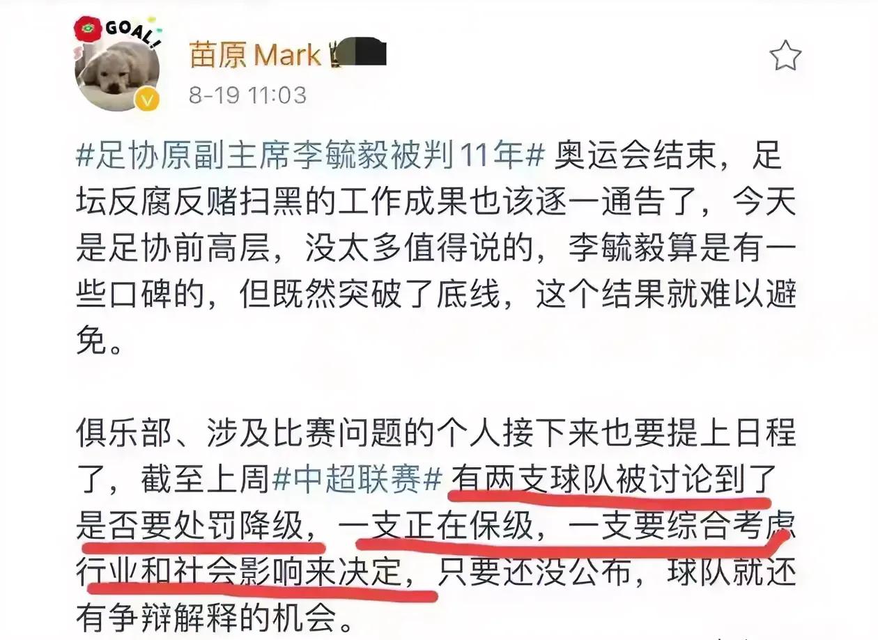 苗原一席话激起千层浪！
本赛季保级球队七七八八，看着哪个都不像！看着哪个也都像！