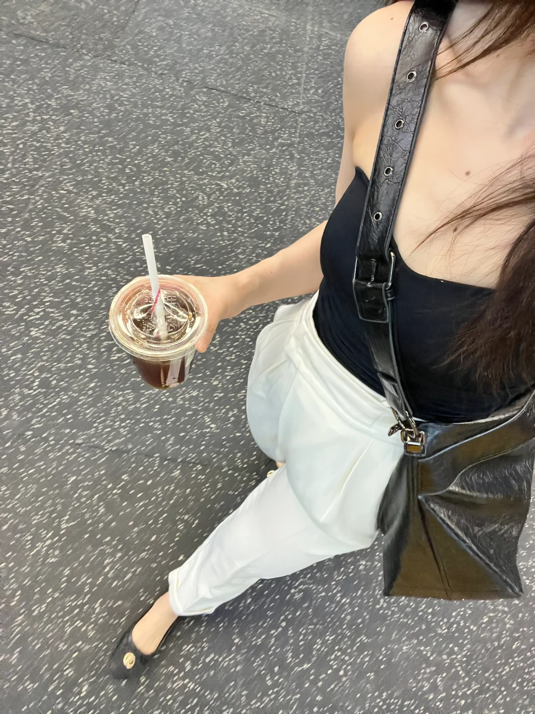不露脸的休闲通勤look！