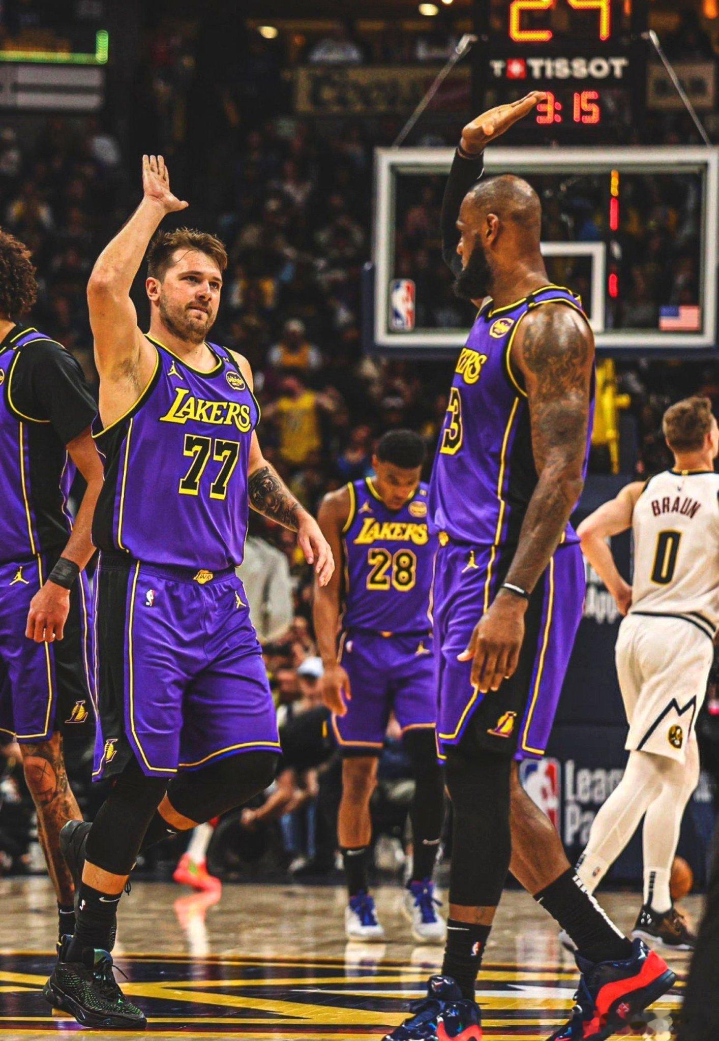 勒布朗·詹姆斯 × 卢卡·东契奇 🐐🪄詹姆斯东契奇NBA[超话] ​​​