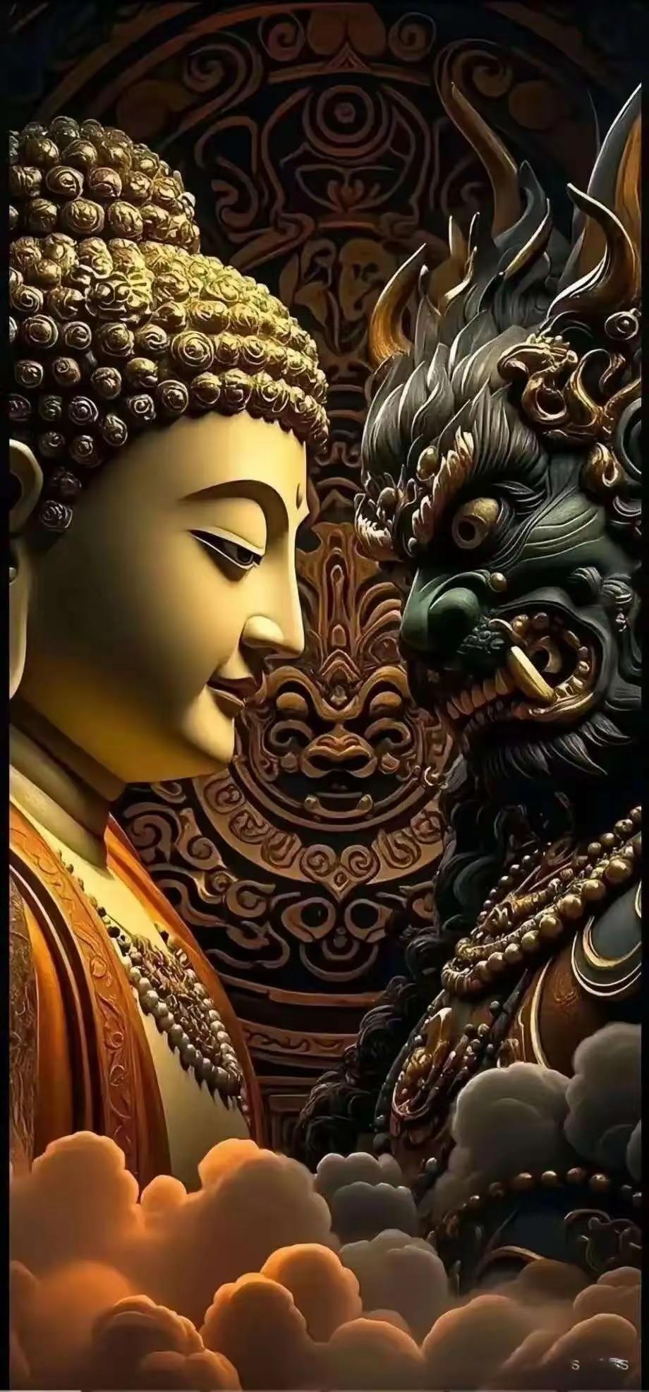 一半佛一半魔 放下世界放不下你