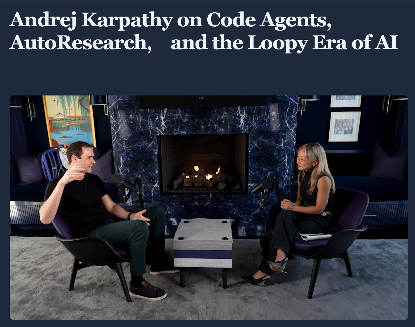 Andrej Karpathy的最新访谈文字版，适合喜欢图文而不是视频的朋友（A