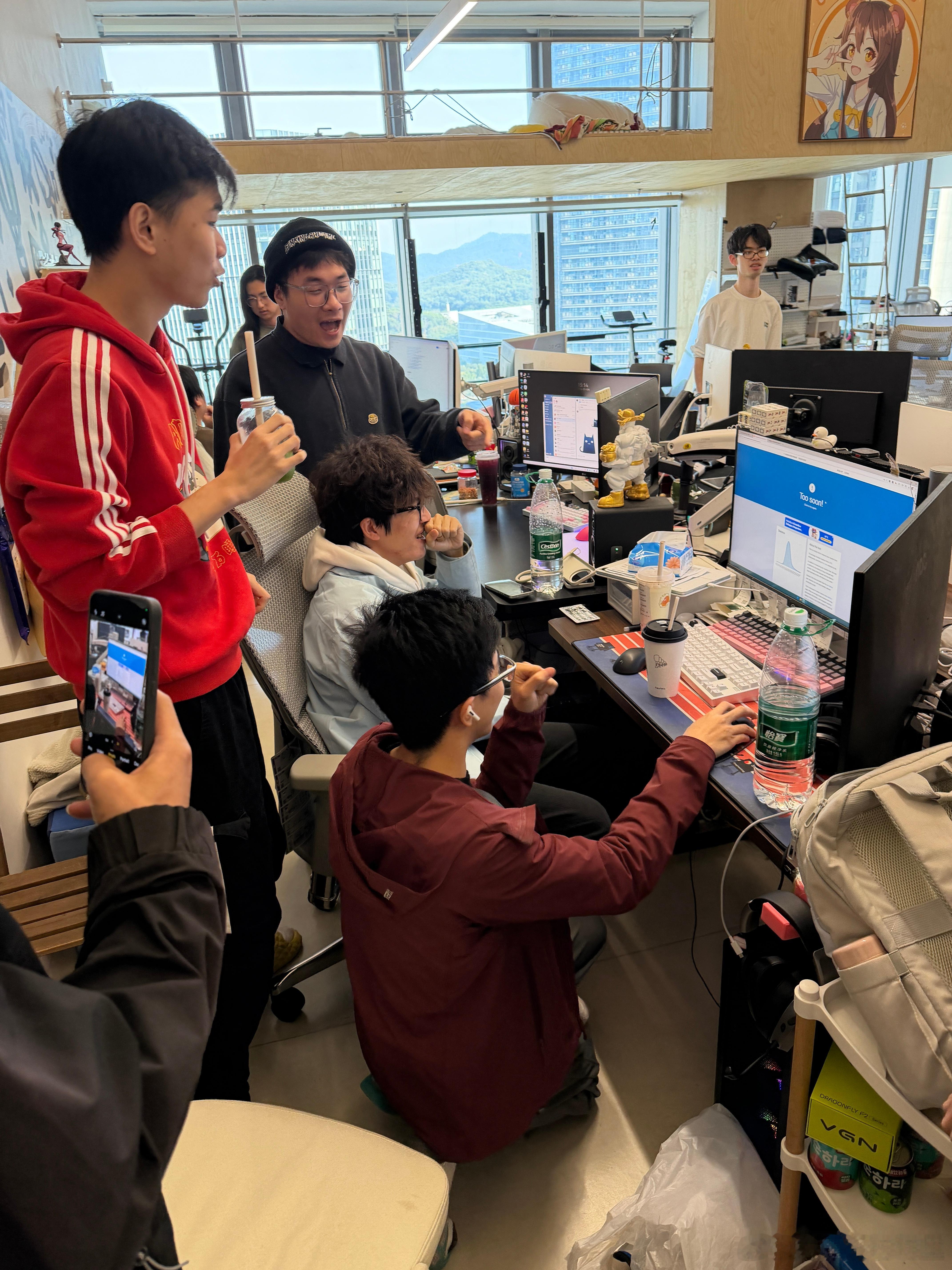 一个电竞选手诞生了大家在测反应速度，有小伙伴只用了154毫秒 