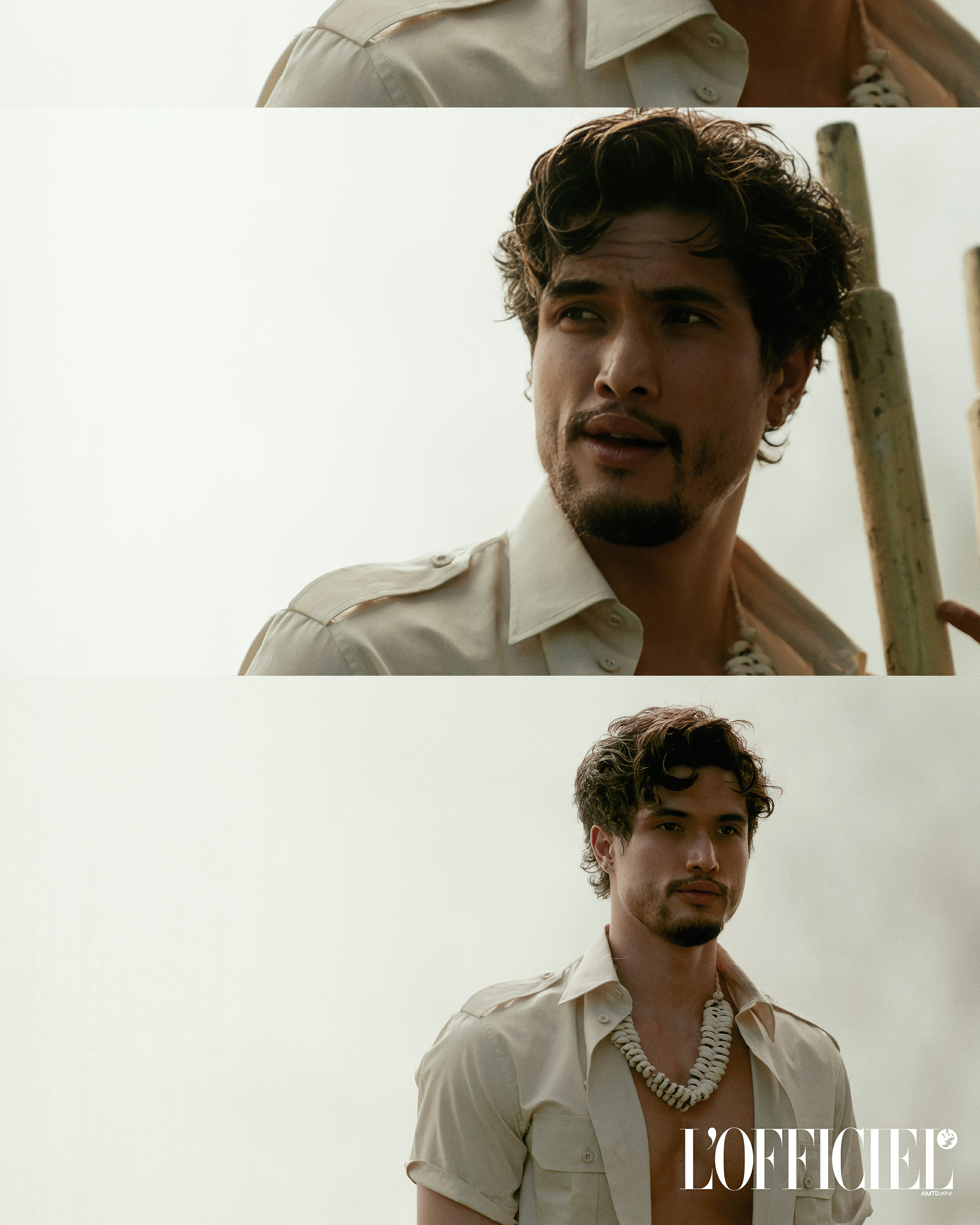 Charles Melton性感登上《L'Officiel Hommes》杂志封