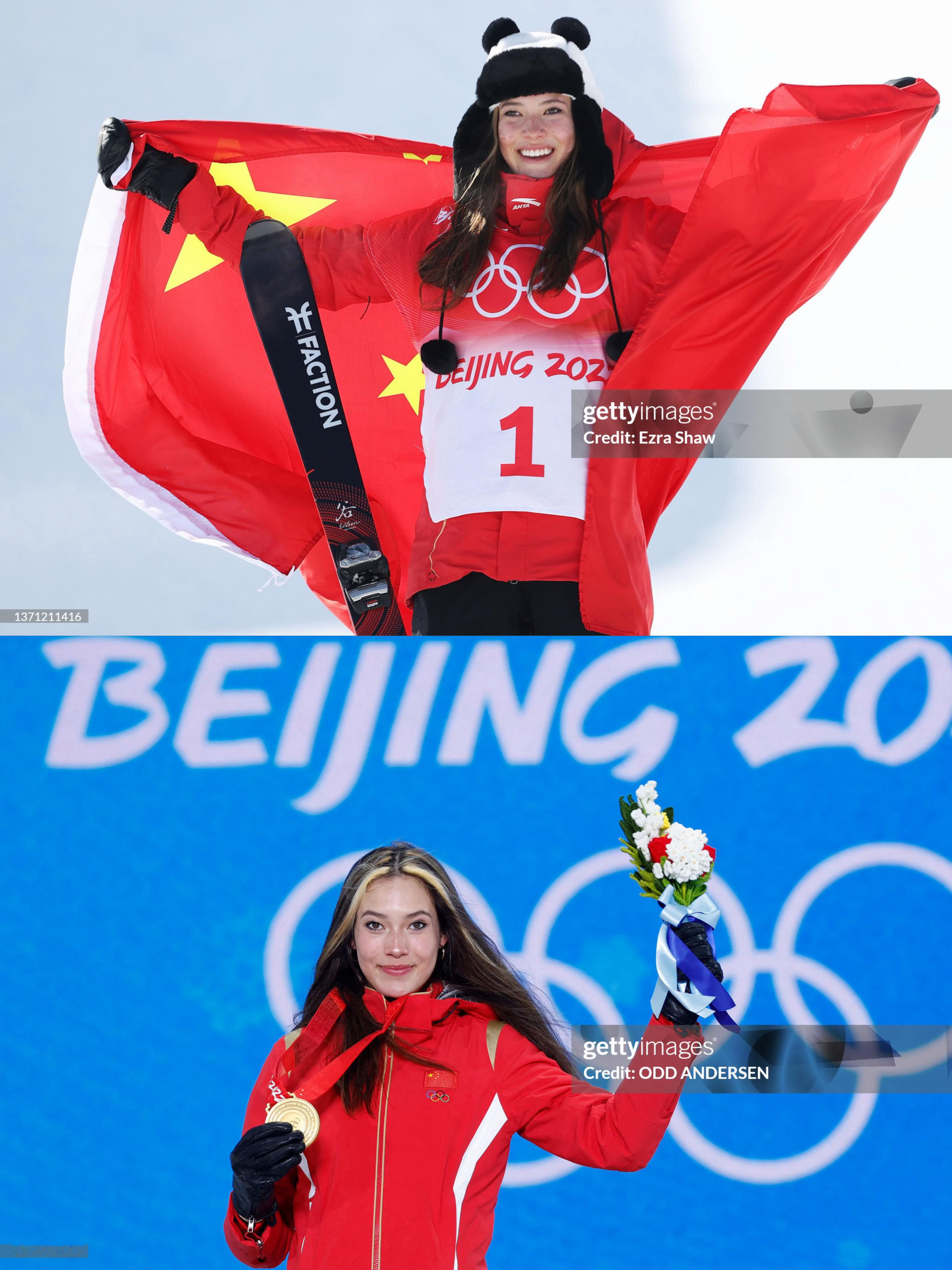 中国队历届冬奥会战绩  ——  【自由式滑雪女子U型场地技巧】再次恭喜谷爱凌和李