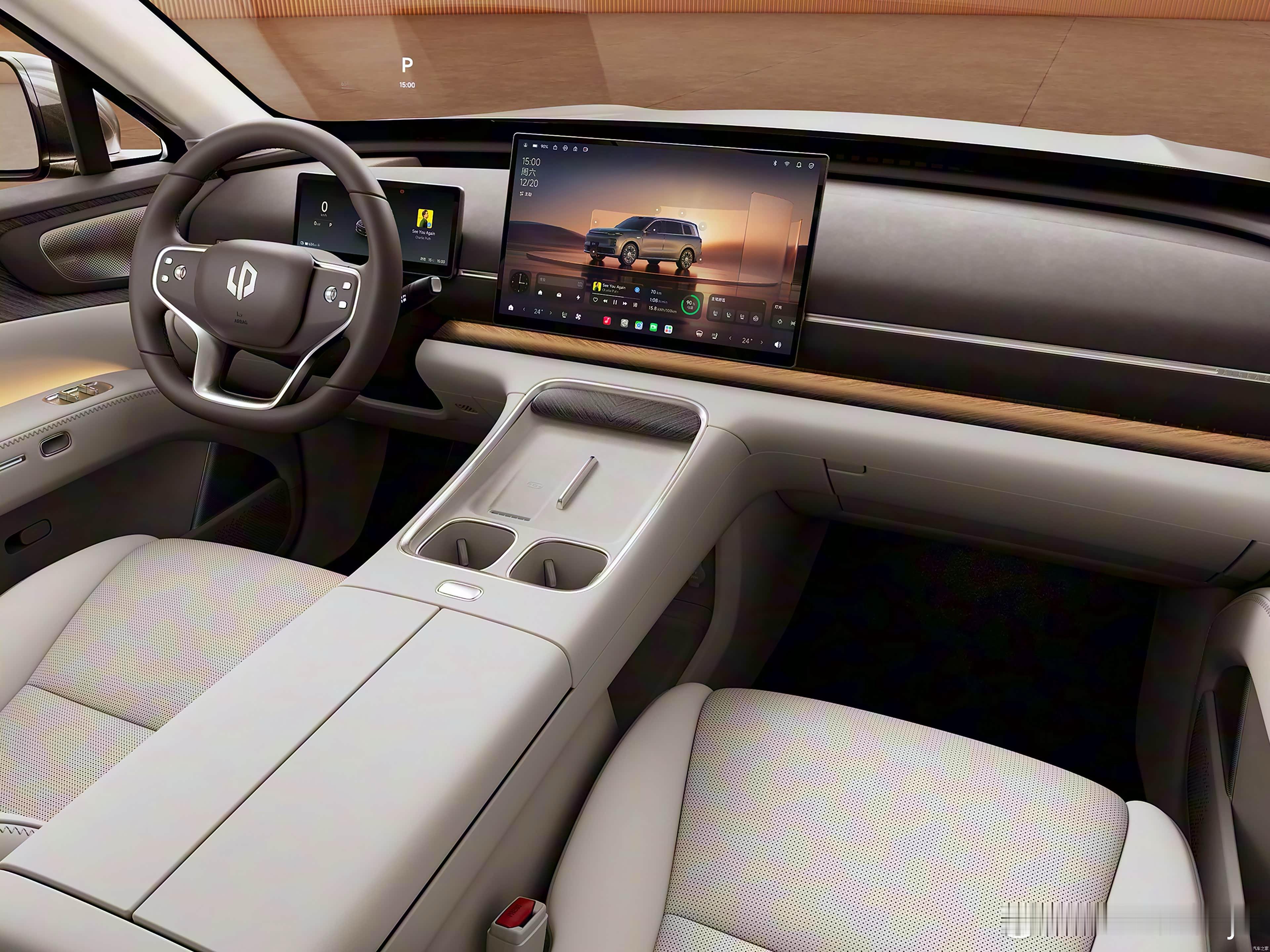 零跑D19零跑D19内饰设计公布啦这个配色我还是很喜欢的，你们觉得怎么样？大v聊