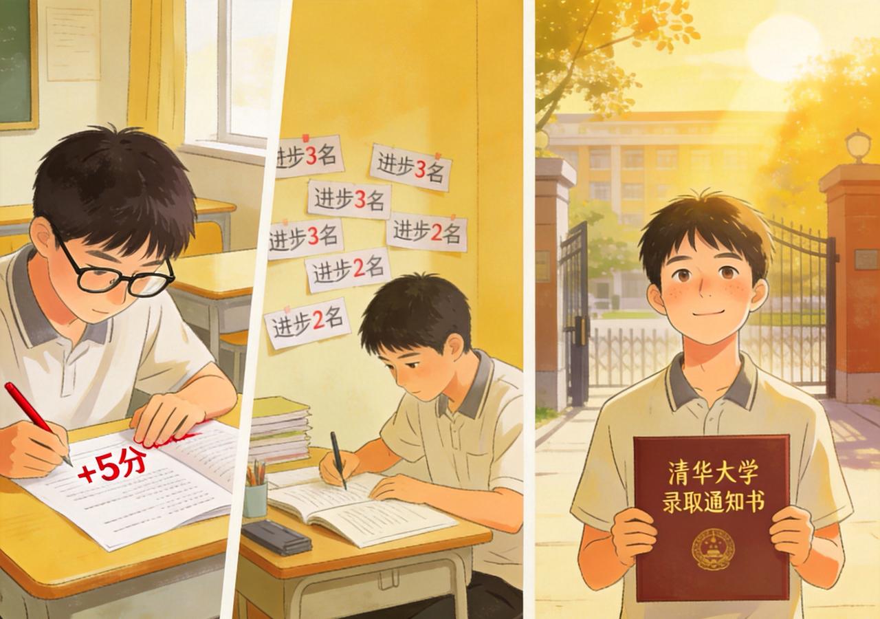 几乎所有学生的逆袭，都不是突然爆发，而是悄悄运用了“费米思维”，一步一步堆出来的