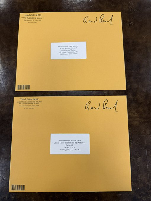 正式确认：起诉福奇的信件已亲手送达 。It’s official: letter