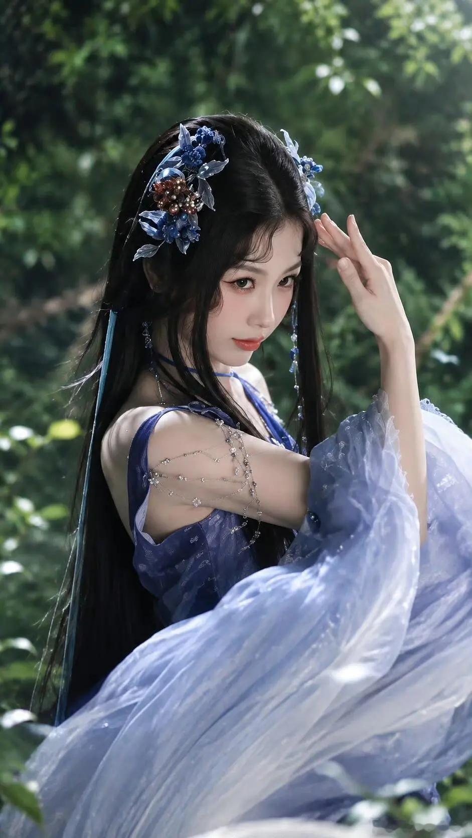 🐟虞书欣《长生骨》最新路透，这妆造咋样？ ​​​