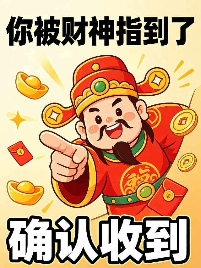 被指到的一起发财🤑确认收到所有福气财运✨ 